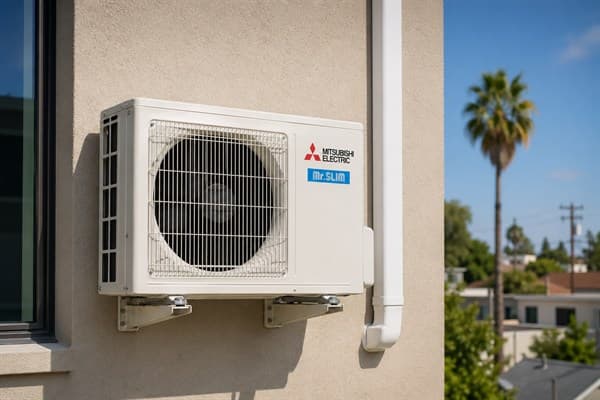 Mitsubishi AC unit — Los Angeles HVAC service
